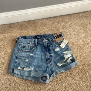 NWT Aeropostale mom jean shorts